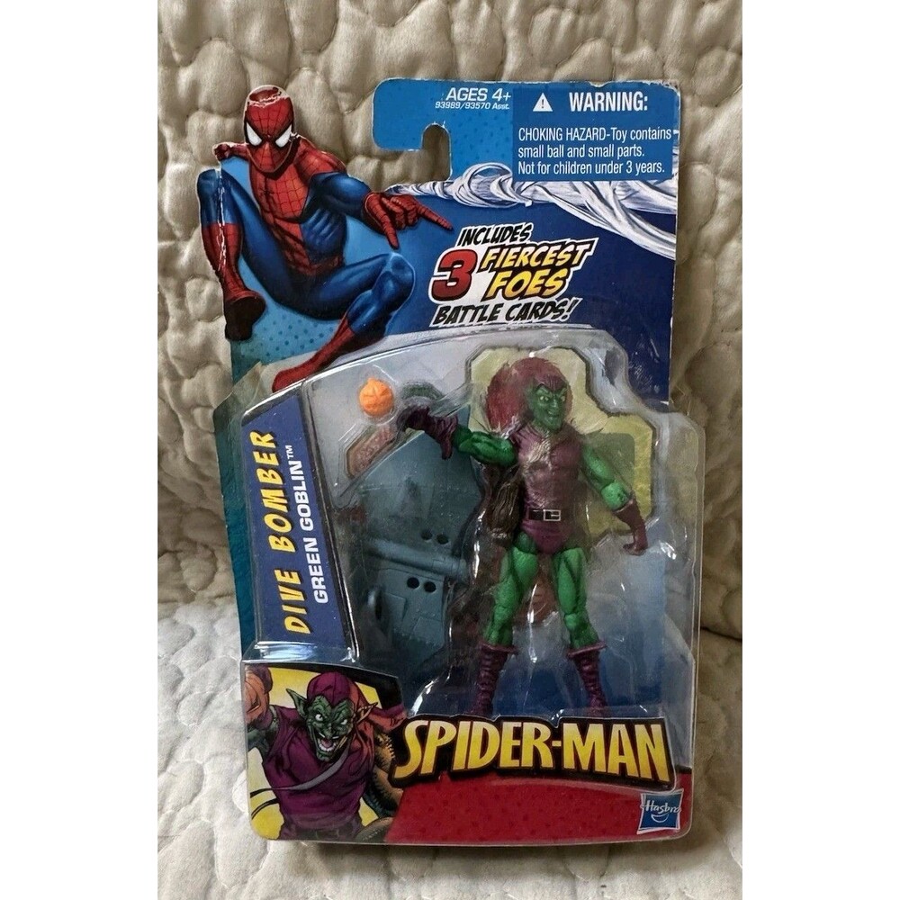 Hasbro Spider-Man Dive Bomber Green Goblin Action Figure Sealed 2009 3 Cards NIB